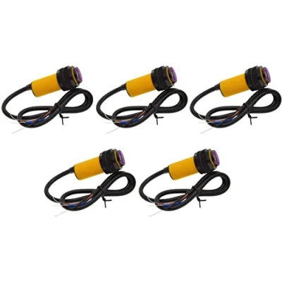 Image of TECNOIOT 5pcs E18 D80NK Infrared Obstacle Avoidance Photoelectric Sensor Proximity Switch