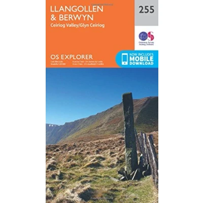 Image of Explorer 255 Llangollen &amp; Berwyn Map With Digital Version