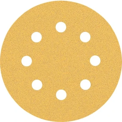 Image of Bosch Professional 5x Expert C470 Sandpaper (for Hardwood, Paint on wood, Ø 115 mm, Grit 80, Accessories Random Orbital Sander)