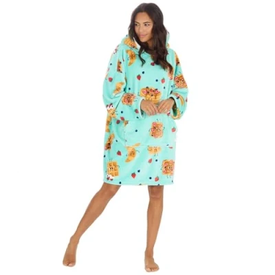 Image of Undercover Adults Oversized Brunch Fleece Hoodie 34B2040 Mint