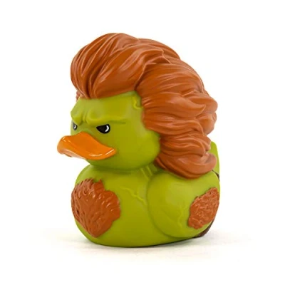 Image of Street Fighter Blanka Tubbz Collectable Duck Officially Licensed Cosplay Unique Rubber