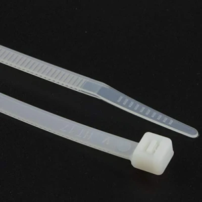 Image of enTie Natural White Cable Ties 4.8mm x 300mm Nylon 66 UL Approved [100 Pack] [300mm 4.8mm]