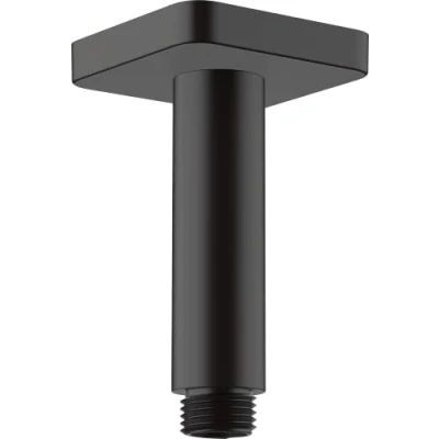 Image of hansgrohe Vernis Shape Ceiling connector 10 cm, matt black, 26406670