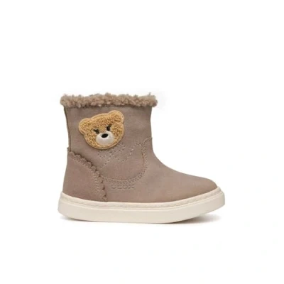 Image of Geox Baby B NASHIK Girl A Ankle Boot, DK Beige, 6 UK Child
