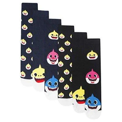 Image of Boys Shark Family Socks SX149 9 12