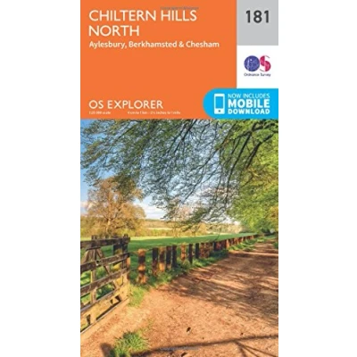 Image of Explorer 181 Chiltern Hills North Map With Digital Version