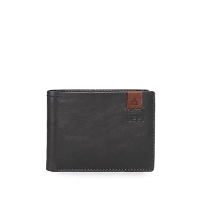 Image of joumma bags,s.l. Adept MAX Horizontal Wallet with Blue Purse 11.5 x 8 1 cm Leather, Blue,