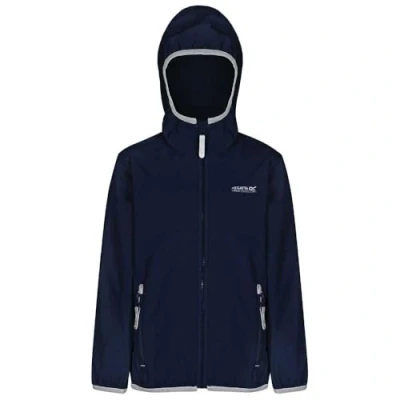 Image of Regatta Kids Lightweight Lever II Waterproof Packaway Jacket Navy, Size: 14 Years