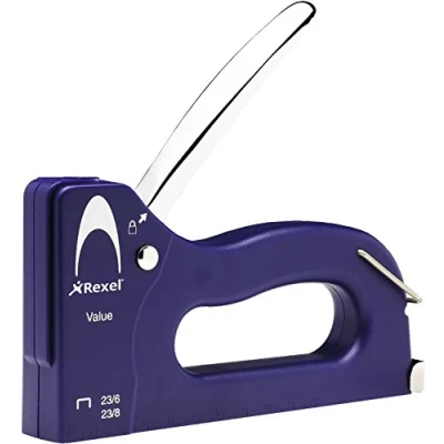 Image of Rexel Value Tacker with Ruler (Blue)