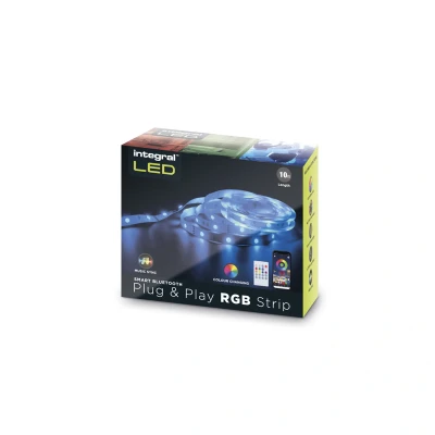 Image of RGB Plug and Play LED Strip Tape Kits 10M 4.5W/Per M With Bluetooth App Control Integral