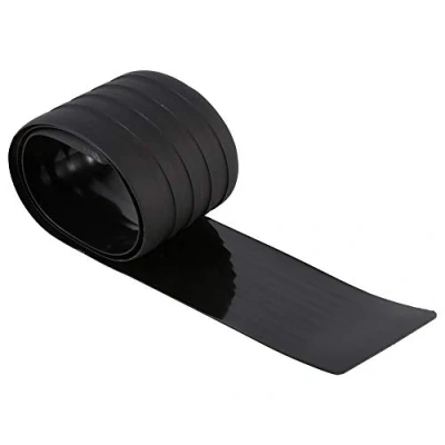 Image of Universal Rubber Car Door Sill Guard Rear Bumper Protector Protect Plate Cover ( Color : Black ) Airpump Baffle/Protective Strip/Friction Strip