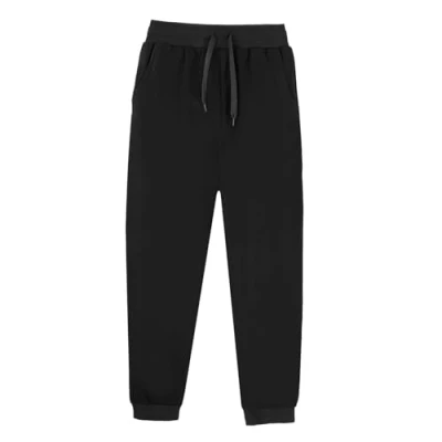 Image of Holimaid Boys Girls School Trousers Kids PE Jogging Pants Tracksuit Bottoms Sweatpants (UK, Age, 9 Years, 10 Regular, Black)