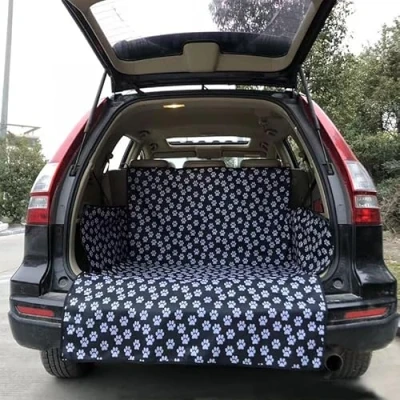 Image of VELOMY Pet Boot Liner Protector,for Seat Arona. Dog Car Mat with Side and Bumper Protector Waterproof Nonslip,A