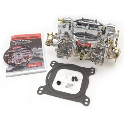 Image of Edelbrock 1404 Performer Series 550 CFM Square Bore 4 Barrel Air Valve Secondary Manual Choke New Carburetor