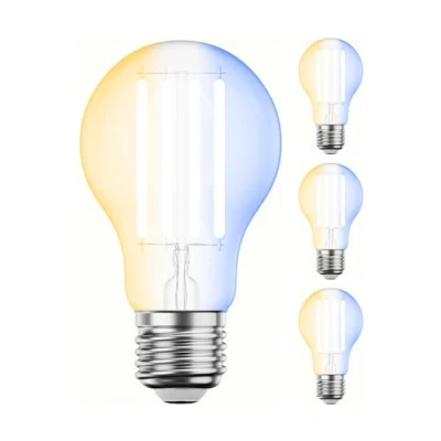 Image of ledscom.de 4 Pieces E27 LED Bulb, A60, Warm White Cool (2700 6700 K), 7 W, 1005lm, Smart Home, WLAN, Alexa