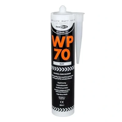 Image of Bond IT WP70 External Silicone Sealant Low Modulus Window Door Frame 300ml Multicolor Bath Shower Basin Frames Quick Drying (Buff)