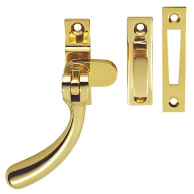 Image of Carlisle Brass WF11 Bulb END Casement Fastener (Suitable for Weather Stripped Windows), Polished