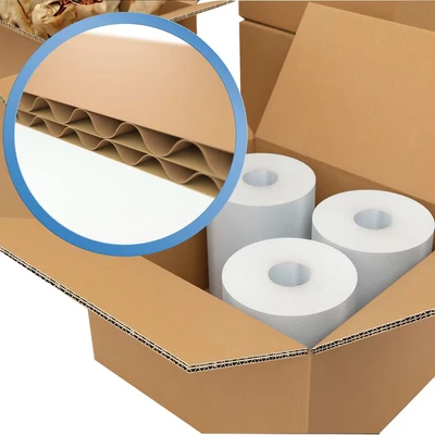 Image of Double Wall Corrugated Dispatch Cartons 457x457x305mm Brown (15 Pack)