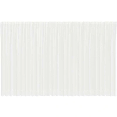 Image of Lace Curtain with Curtains White 750 x 300 cm Polyester Vidaxl