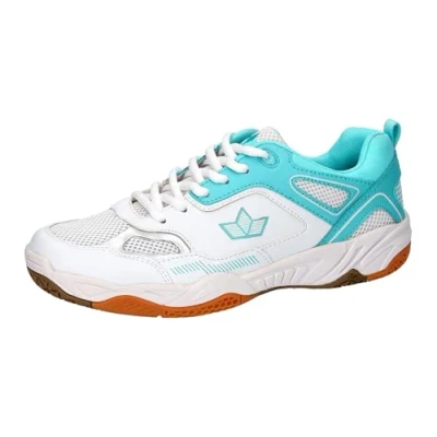 Image of Lico Women&#039;s Sprint Indoor Trainers, White Turquoise, 7.5 UK