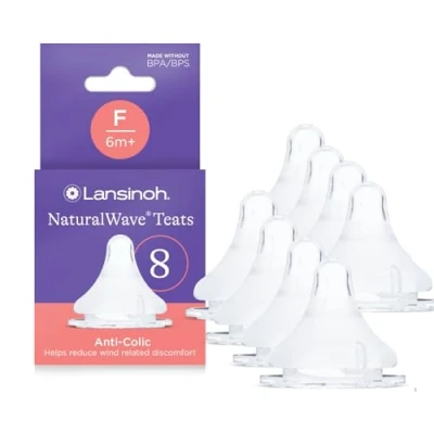 Image of Lansinoh NaturalWave Fast Flow Teats (Pack of 8)