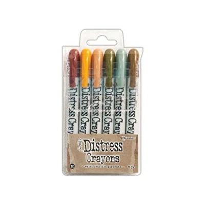 Image of Tim Holtz Distress Crayons Set 6