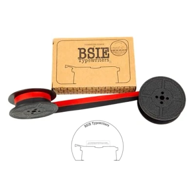 Image of Olympia Typewriter Ribbon GR1 BSIE TYPEWRITERS (Black &amp; red)