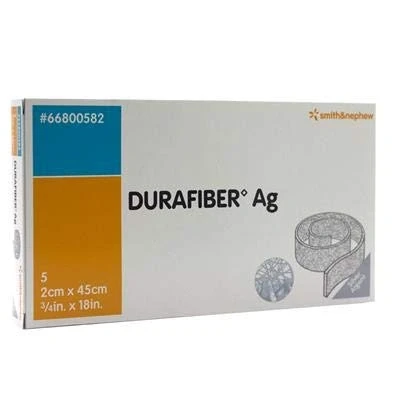Image of DuraFiber Ag Silver Antimicrobial Dressings, 45 x 2 cm