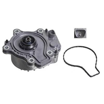 Image of 161A029015, 161A039015 Water pump FEBI BILSTEIN 102277 8 Cast Aluminium Electric, electromagnetic Plastic TOYOTA: Prius III Hatchback, Auris Estate