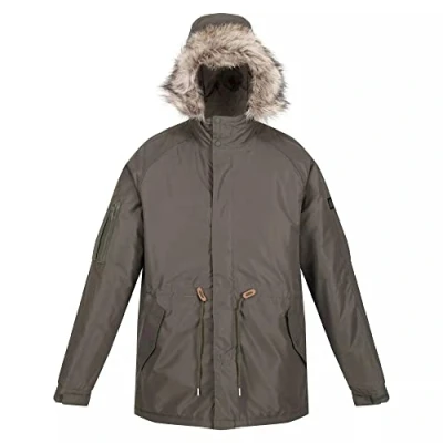Image of Regatta Men&#039;s Salinger Iii Jackets Waterproof Insulated, Dark Khaki, M UK