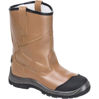Image of Portwest Steelite Rigger Boot Pro S3 CI HRO, Size: 48, Colour: Tan, FT12TAR48