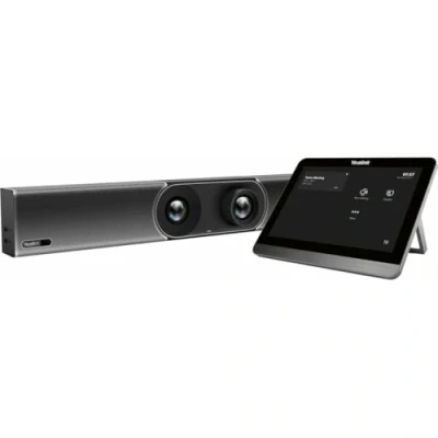 Image of Yealink A30 020 Teams Fully Equipped Video Collaboration Bar/Meeting Bar for Medium Meeting Room Set A30+CTP18 Touch Panel