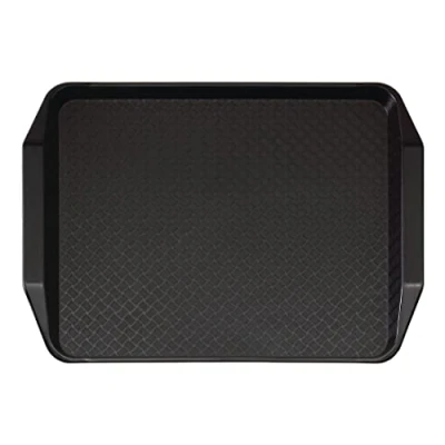 Image of Cambro Fast Food Handled Tray Rectangular Black 300x410mm