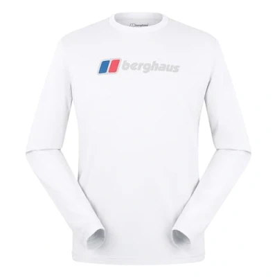 Image of Berghaus Men&#039;s Big Logo T Shirt, Pure White, S