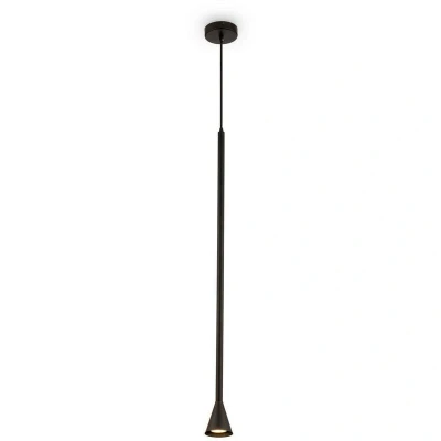 Image of Maytoni Arrow Slim Pendant Ceiling Light Black GU10