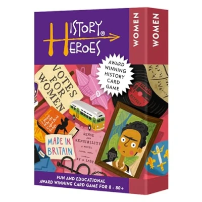 Image of History Heroes: Women Quiz Card Game for Kids, Adults, Night Family Friendly Party About Great Fun &amp; Educational Conversation