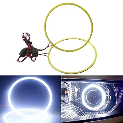 Image of Qasim Car Angel Eyes COB Light Halo Ring 120MM 93SMD Headlight Lamp White 12V 24V(Pack of 2PCS)