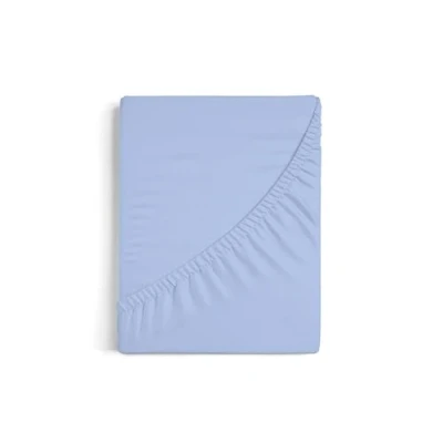 Image of Burrito Blanco Fitted sheets 150 x 190/200 cm Bed 100% Cotton Fabric Design A8 Blue