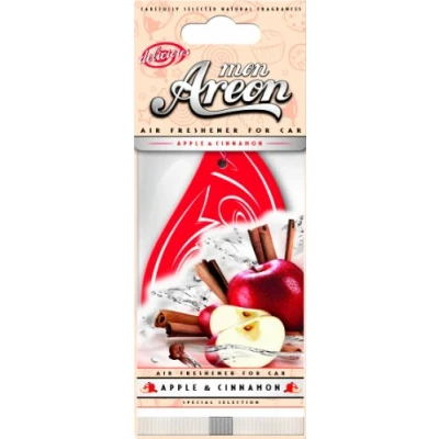 Image of AREON Mon Car Air Freshener Apple and Cinnamon Hanging Red Sweet Set Multi Pack of 10