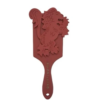 Image of Harry Potter Gryffindor House Paddle Hair Brush Women&#039;s Comb Styling Accessory (Gryffindor)