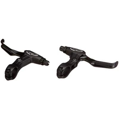 Image of Avid 00.5215.018.000 FR 5 Bicycle Brake Lever Set, Satin Black, One Pair