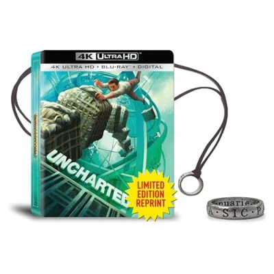 Image of Uncharted (Limited Edition Steelbook) [4K UHD + Blu ray Digital] [Region Free] [Blu ray]