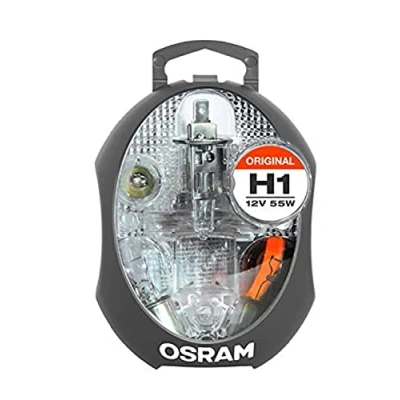 Image of OSRAM Minibox H1 mobile lamp headlamp +5 spare lamps +3 flat fuses white/Blue