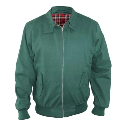 Image of Harrington Jacket by SKYTEXUK Classic/Retro/Mod/Scooter, 8 colours, sizes S 5XL (M, Green)