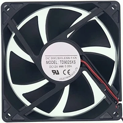Image of for TONON TD9025XS 12V DC BRUSHLESS Fan 0.08A 90x90x25mm 2 Wire 9025 Cooling