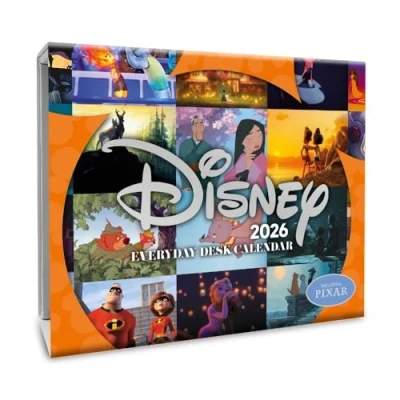 Image of 2026 CALENDAR DISNEY ANIMATION PAGE A DAY DESK BLOCK OFFICIAL PRODUCT