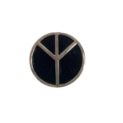 Image of CND Peace Symbol Metal Enamelled Pin Badge Lapel XJKB3 33