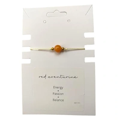 Image of VIE Single Bead Wristlet (Red Aventurine)