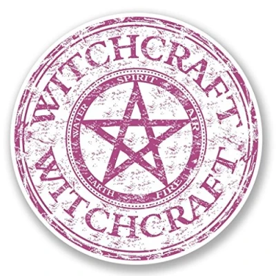 Image of 2 x 30cm/300mm Witchcraft Window Cling Sticker Car Van Campervan Glass #4623