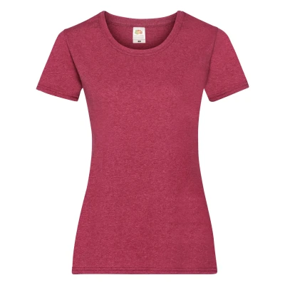 Image of Fruit Of the Loom Ladies/Womens Lady Fit Valueweight Short Sleeve T Shirt (Pack 5) (Light Graphite) Multicolour Cotton Size Large